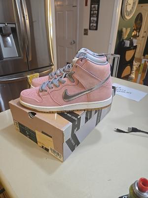 Size 9.5 Nike Concepts x Dunk Pro Premium SB High When Pigs Fly 🐖 🪽 🩷🩶🩷🪽🐖