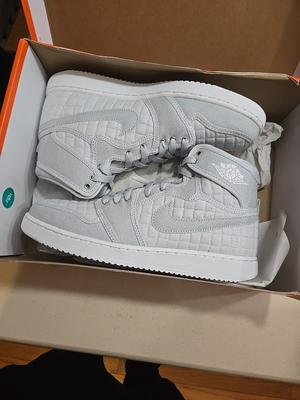 Jordan AJKO Quilted High Pure Platinum