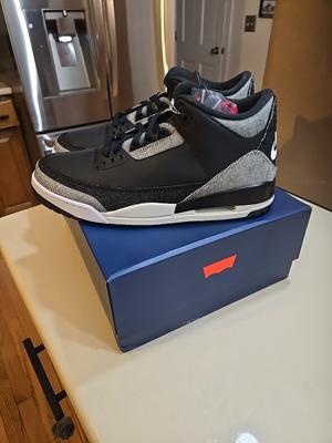 Levi's x Air Jordan 3 Retro SP Black Denim "Black White" In Hand RTS